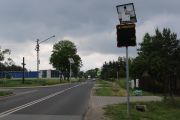 Przejście dla pieszych w Jaktorowie na ul. Skokowskiego na drodze nr 3832W., 